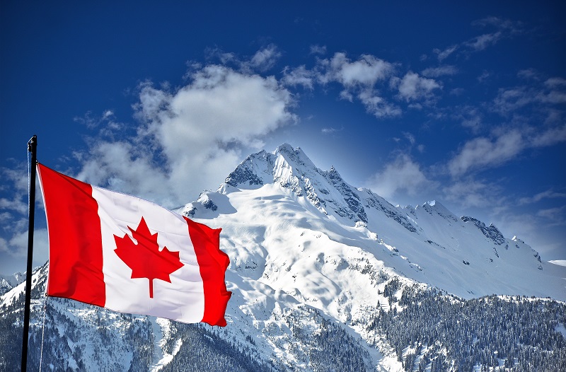 Флаг канады фото